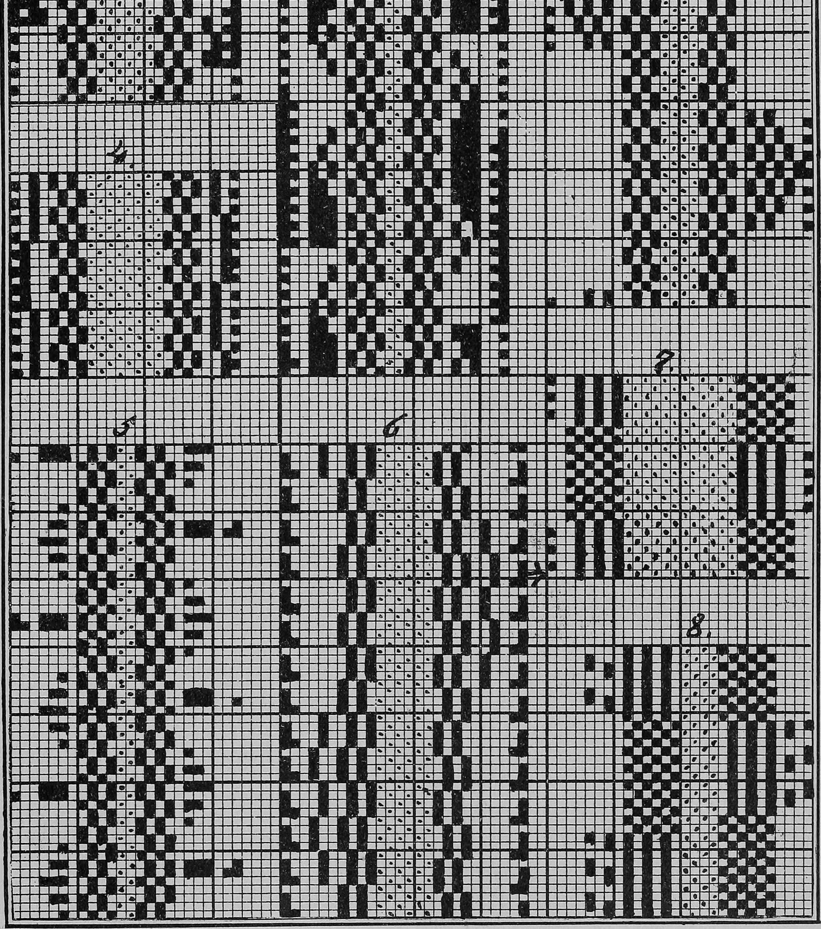 An image of punch cards used to program the Jacquard Loom 